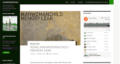 Desktop Screenshot of manwomanchild.org